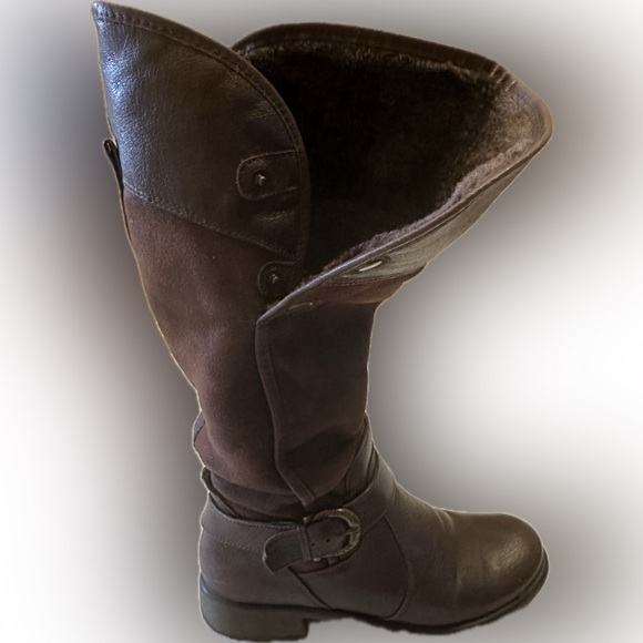 BARETRAPS | Subdue Brown Leather Riding Boots - Picture 3 of 14